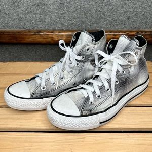 Plaid Converse Chuck Taylor Hi-Top Sneakers